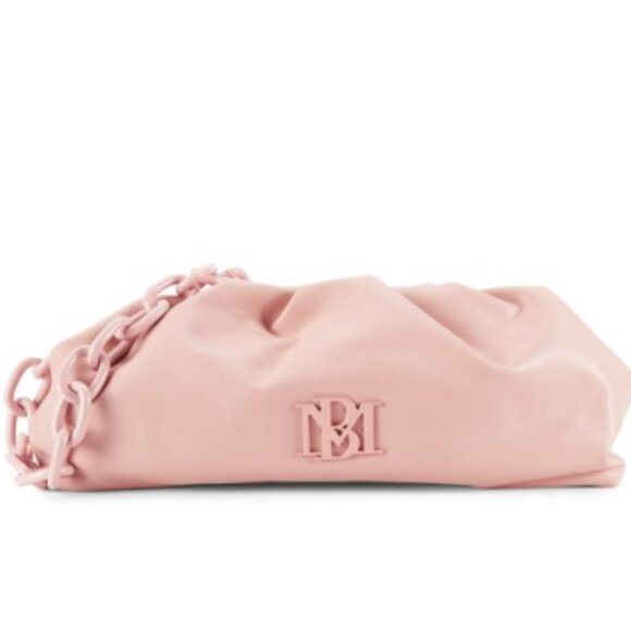Badgley Mischka Handbags - NWT - Badgley Mischka Ruched Convertible Clutch in Blush Pink